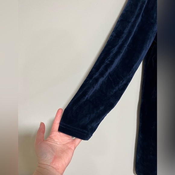 NWT Ekouaer Cozy Velour Cowl Neck Long Sleeve Nightgown Size XL - Picture 5 of 8